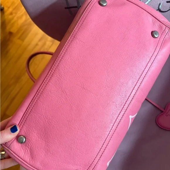 Juicy Couture Pink Satchel with Heart Charm